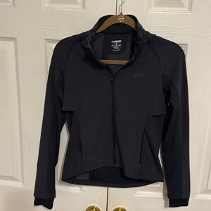 Brooks Run Happy Black jacket - EUC, size S
